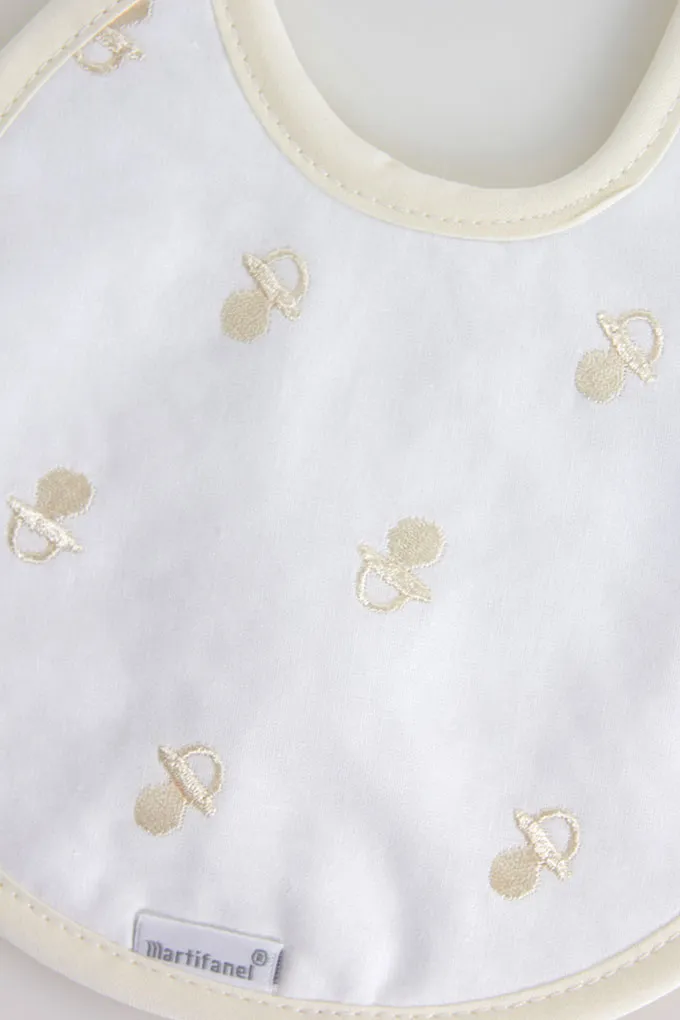 Embroidered Terry Bibs