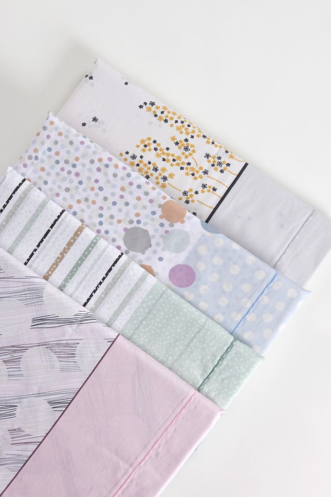 Printed Sheets Set w/ Fitted Sheet