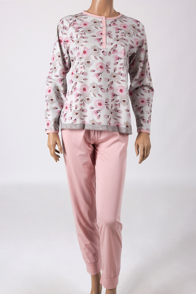 Woman Printed Pyjama Set 17014
