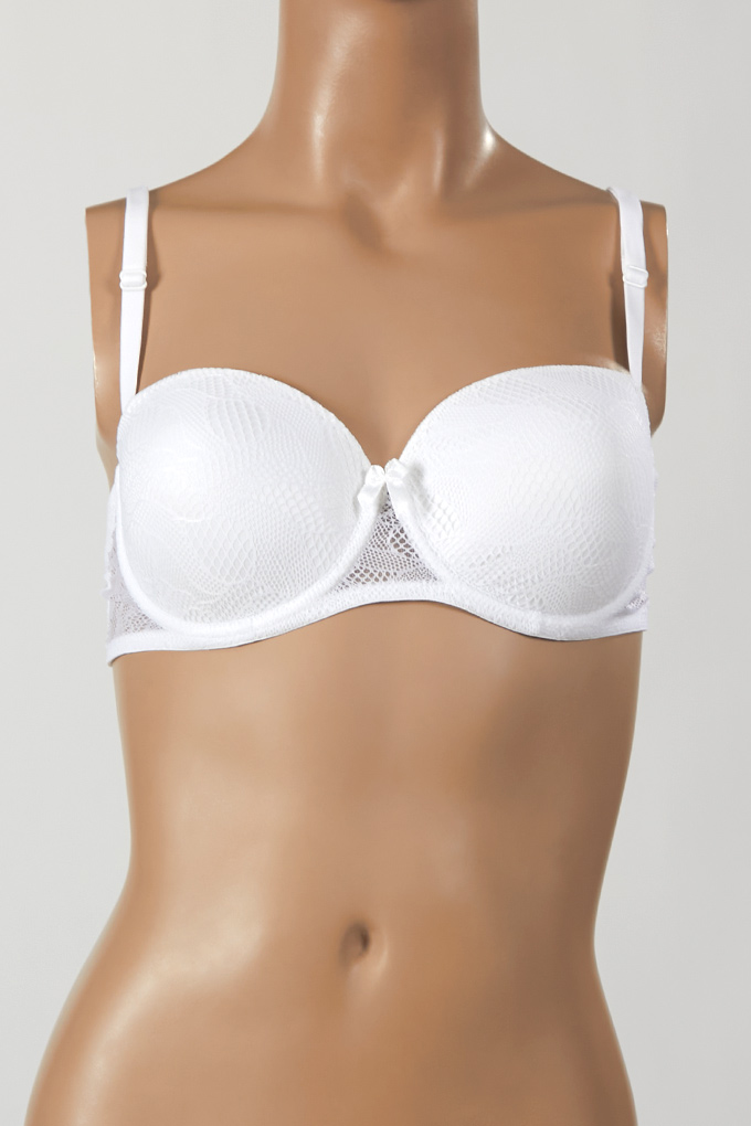 19763 Cup B Underwired Laced Padded Bra