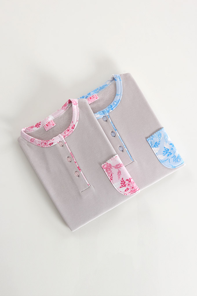 Woman Thermal Printed Pyjama Set w/ Pocket