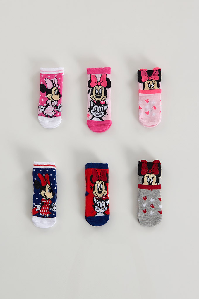 Minnie Baby Printed Crew Socks