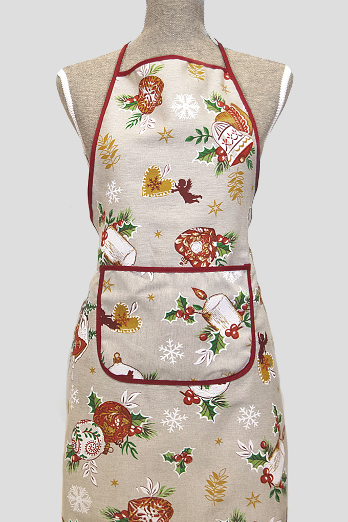 Angels Christmas Printed Kitchen Aprons
