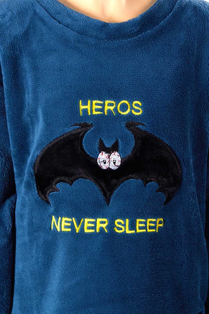 Pijama Coralina Menino Heros Never Sleep_4