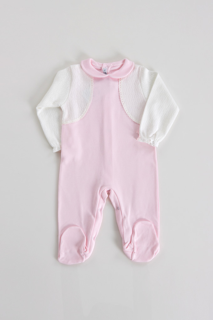 Thermal Babygrow w/ Lace