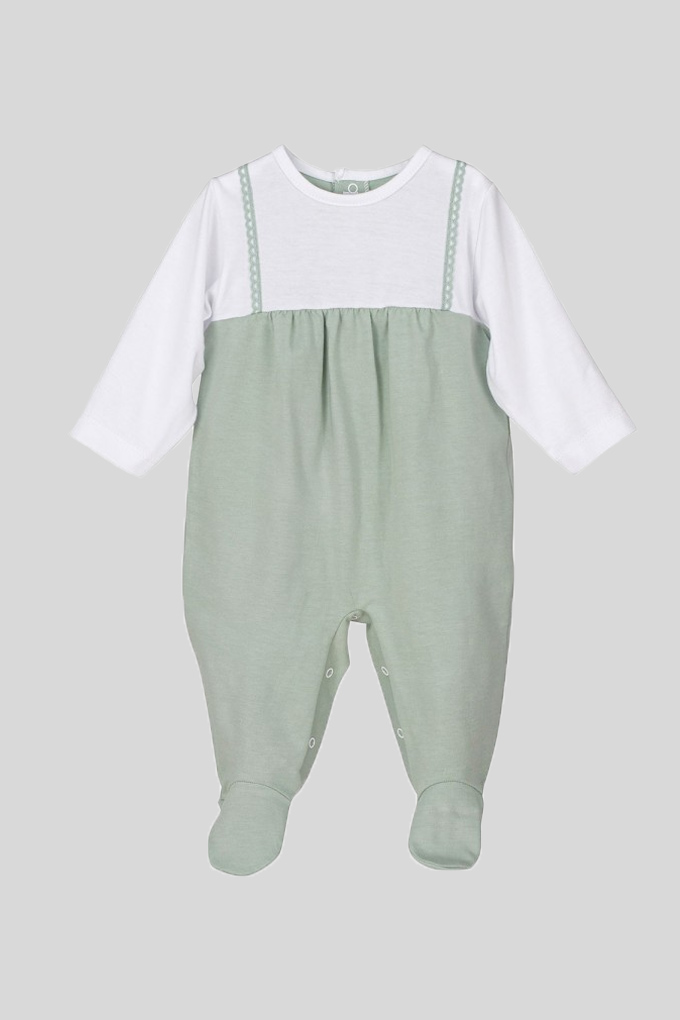 32371 Embroidered Cotton Babygrow