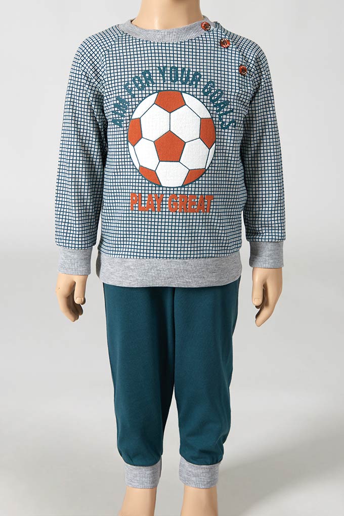 Goals Boy Printed Pyjama Set