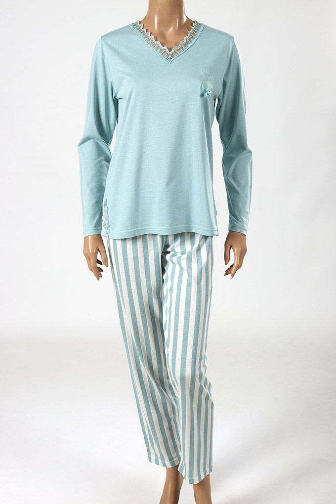 Pijama Rendado s/ Carda Senhora MS_1