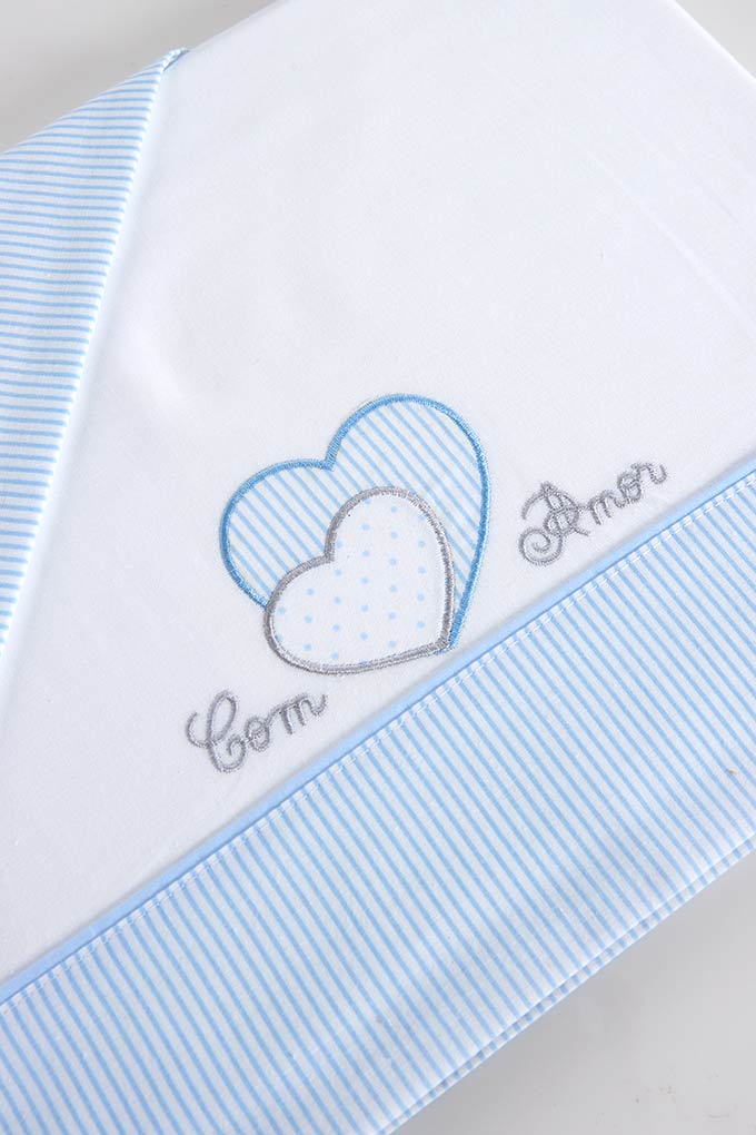 Embroidered Cotton Baby Sheets Set
