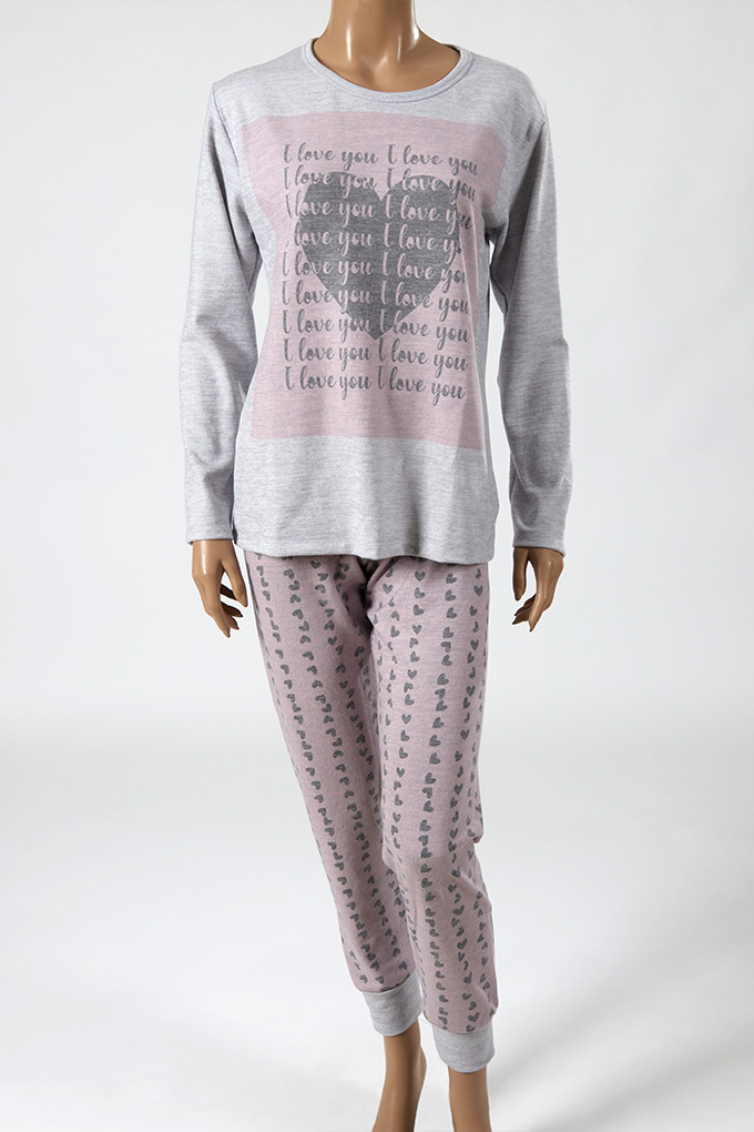 Pijama Tricot Penteado Senhora Love_1