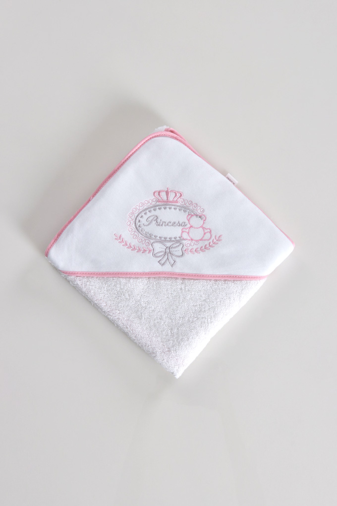 Prince/ Princess Embroidered Baby Towel
