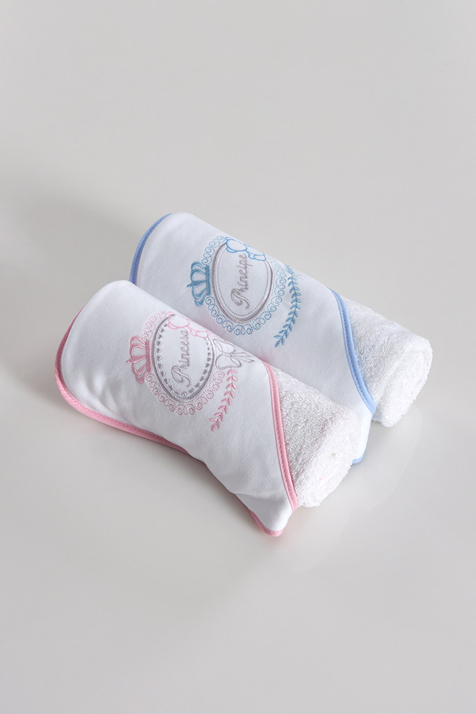 Prince/ Princess Embroidered Baby Towel