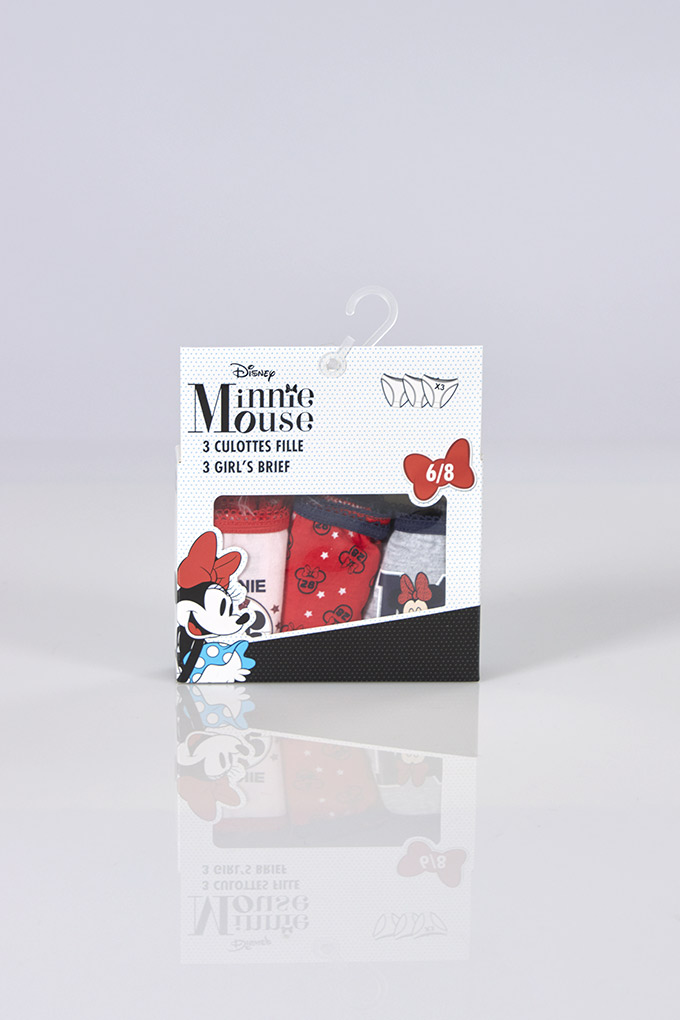 Cuecas Estampadas Menina Minnie Mouse 2_3