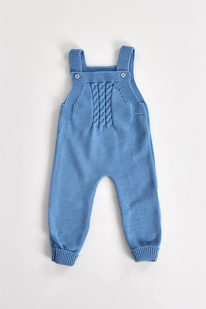 Braid Knitted Baby Romper