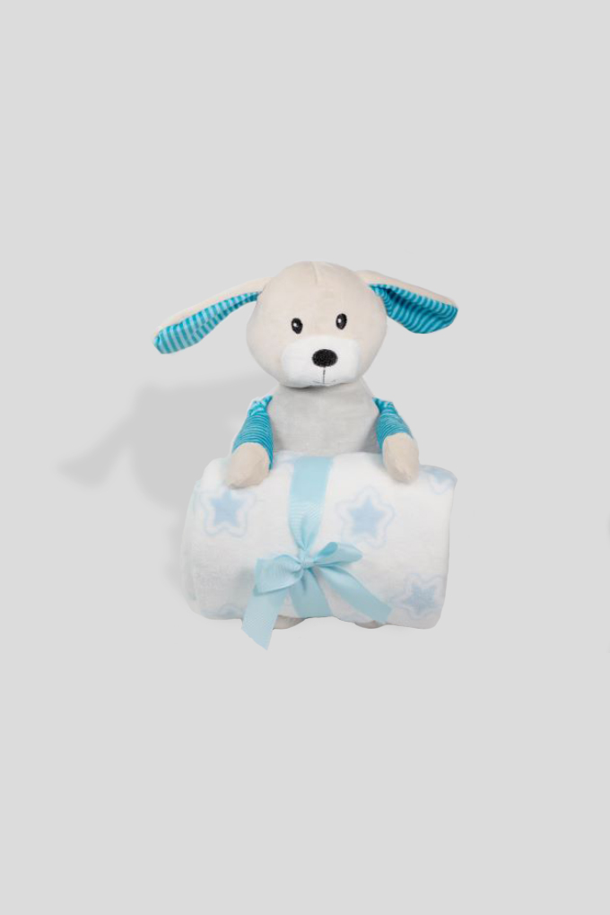 21494 Teddy + Blanket Baby Set