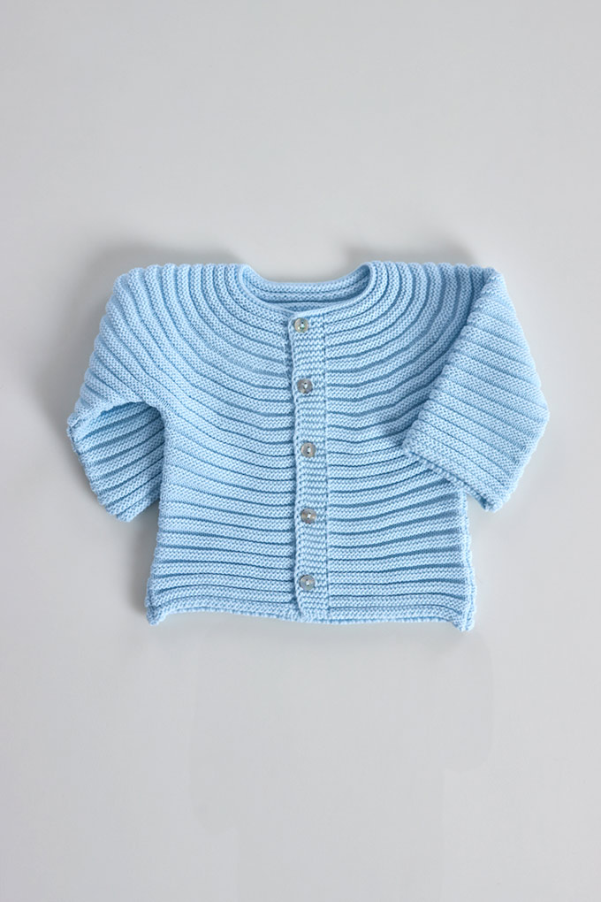 E02 Knitted Baby Jacket