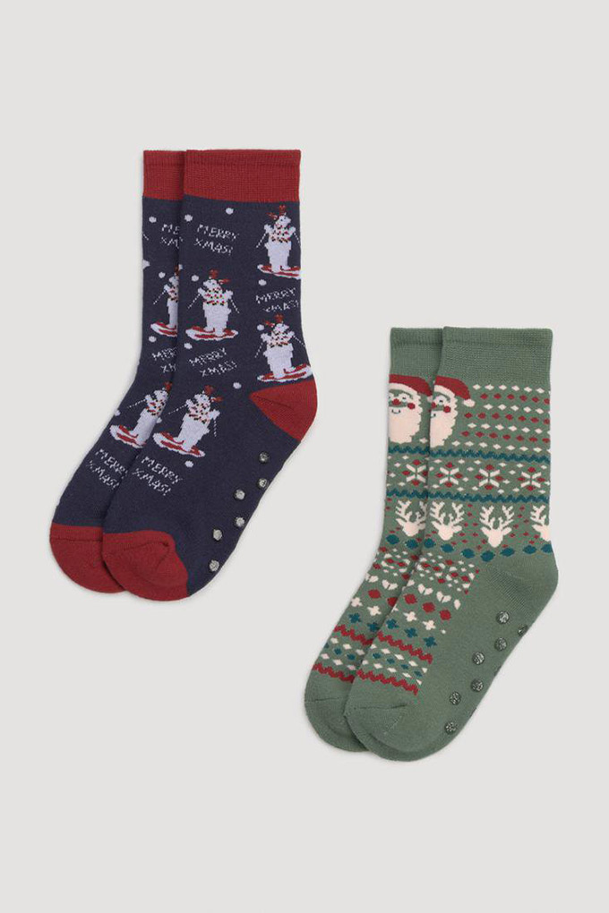 Christmas Non-Slip Printed Socks