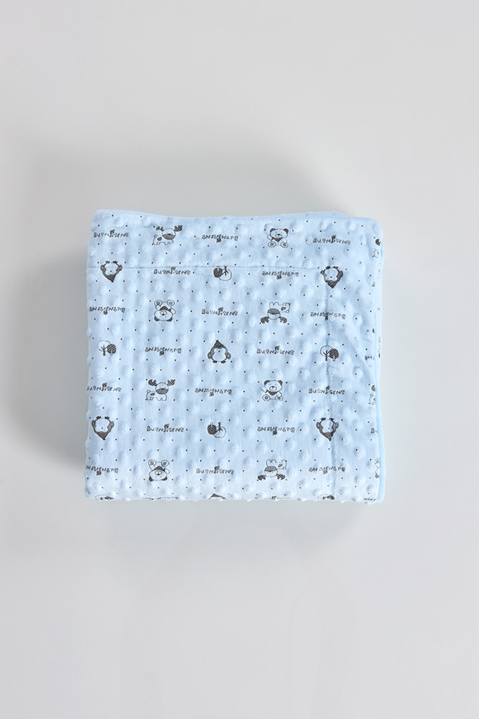 1421 Bubbles Printed Baby Blanket