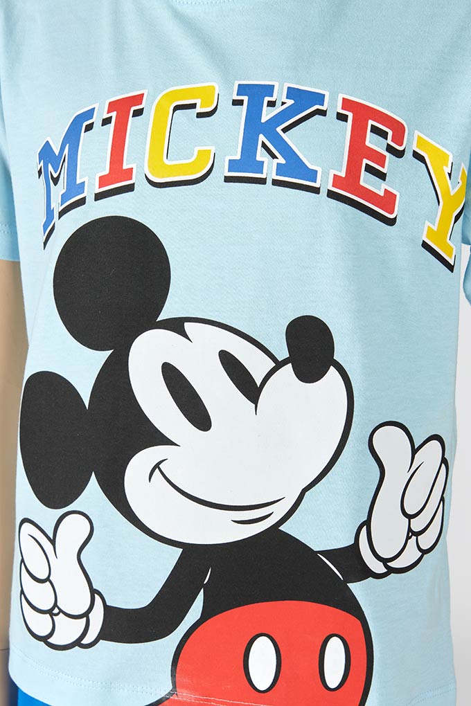 Pijama Estampado Manga Curta Menino Mickey_3